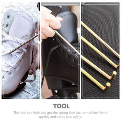 5pcs Skate Shoe Hook Iron Professional Shoelace Tighteners Portable Shoelace Tighteners Roller Shoelace Hockey Accessories Durable Shoelace Tighteners Household Plastic Trampoline/1305 - View #4