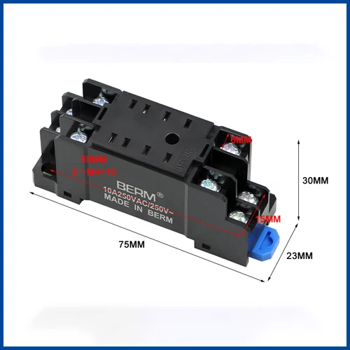 Socket Relay Base For PYF08A PTF08A PF085A 6 Pin 8 Pin 11 Pin 14 Pin -All Size - Picture 12 of 23