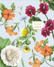 Artisan Collection Bible : New International Version, Blue Floral, Leathersof...