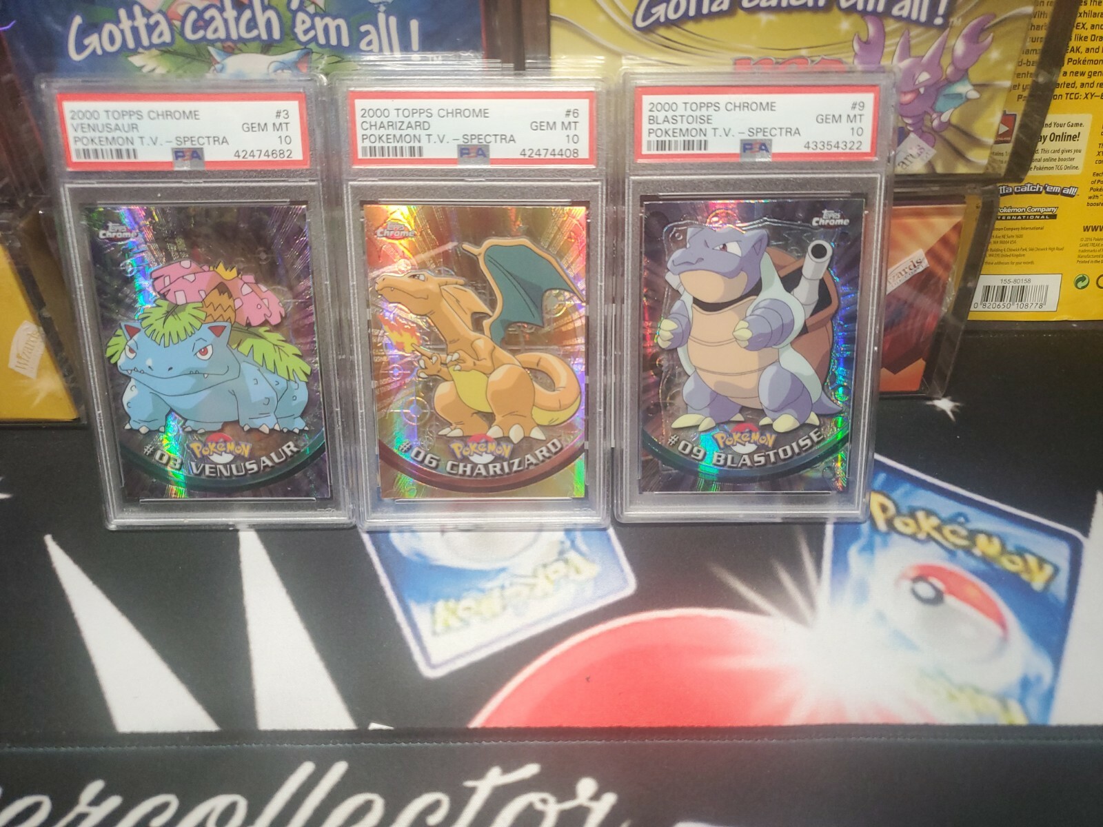 2000 Topps Chrome PSA 10 Spectra Charizard Blastoise Venusaur eBay