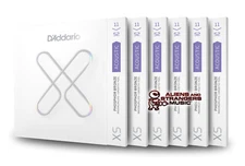 6 Sets! D'Addario XS Acoustic Phosphor Bronze, Custom Light, 11-52, XSAPB1152