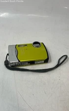 Olympus Stylus 790 SW Green Silver 7.1MP Compact Digital Camera Needs Battery