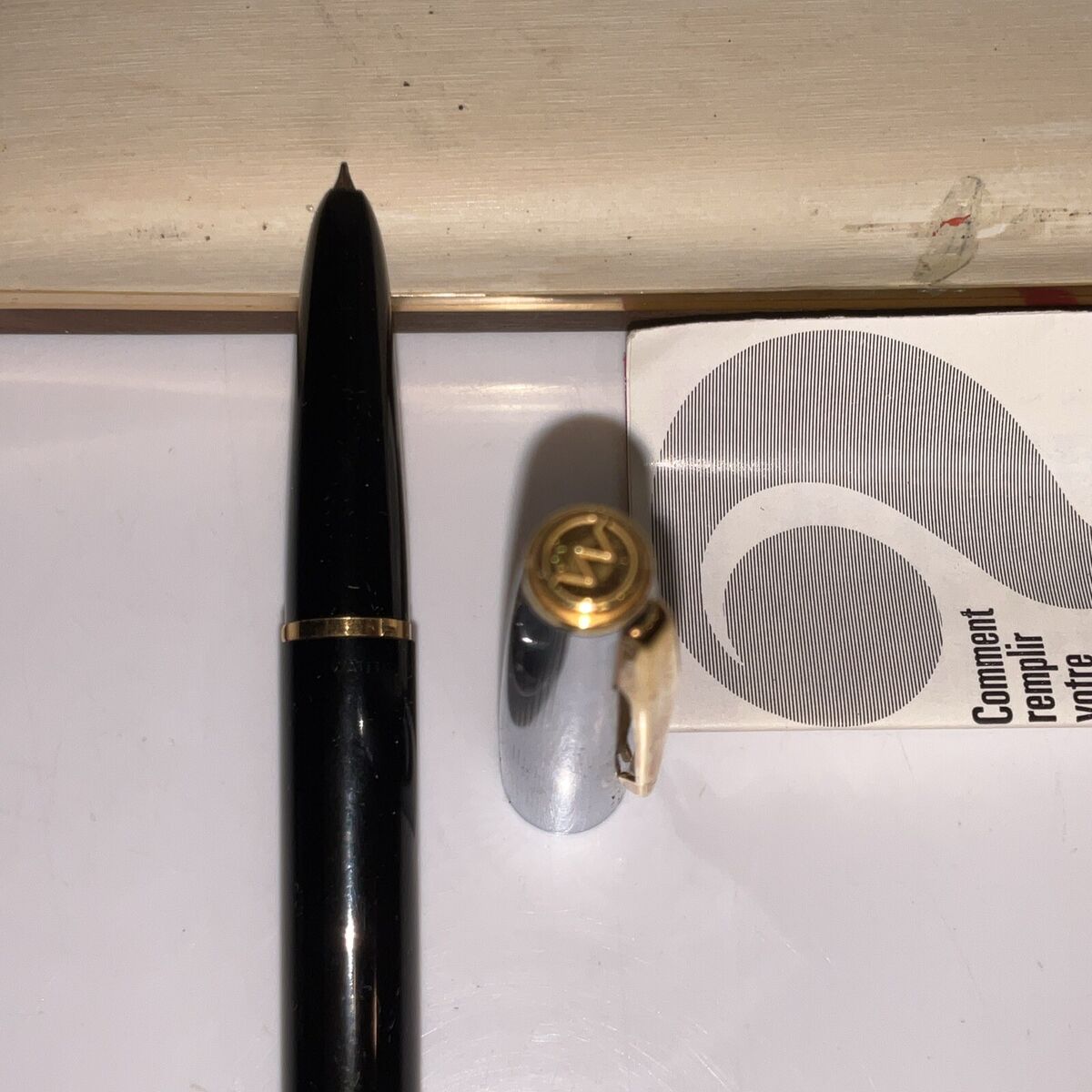 VINTAGE RARE WATERMAN LIGNE 60 FOUNTAIN PEN Nib 18k Fine VINTAGE RARE WATERMAN LIGNE 60 FOUNTAIN PEN Nib 18k Fine