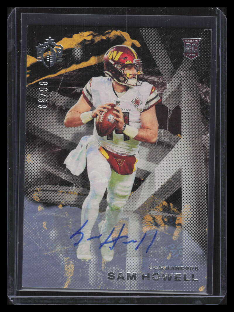 2022 Panini Chronicles Gridiron Kings Signatures 5 Sam Howell Rookie Auto 86/99