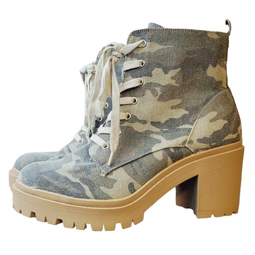 Jean Paul Gaultier Canvas Camouflage Combat Boots | eBay display picture 2