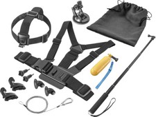 Dynex - Essentials Accessory Kit for GoPro All Models