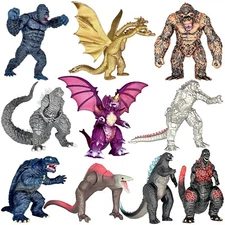 TwCare Exclusive Brand New Set of 10 Godzilla vs Kong Toys Action Figures