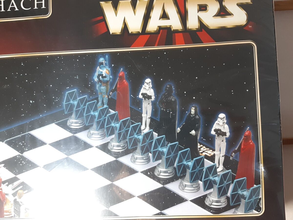 Star Wars 1999 Schach 3D Chess A La Carte New Boxed Sealed Rare VIntage  Trilogy