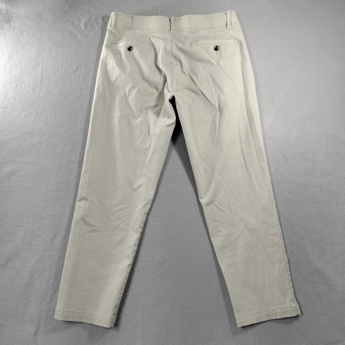 Pantaloni chino Haggar Life kaki taglio dritto beige uomo taglia effettiva 34x28 - Foto 2 di 6
