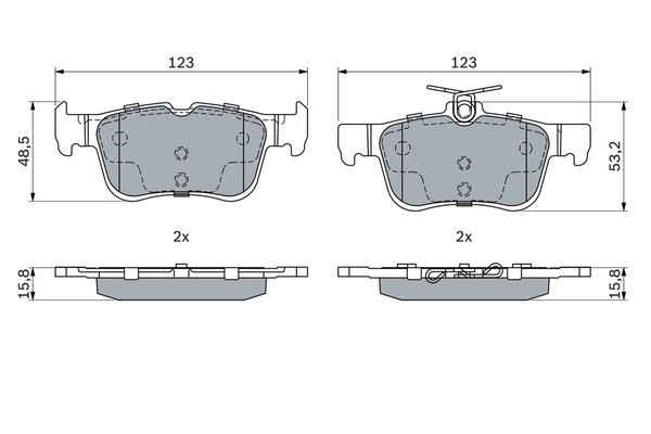 BremsbelÄGe Ford T. Mondeo 2.0 Tdci 14--image
