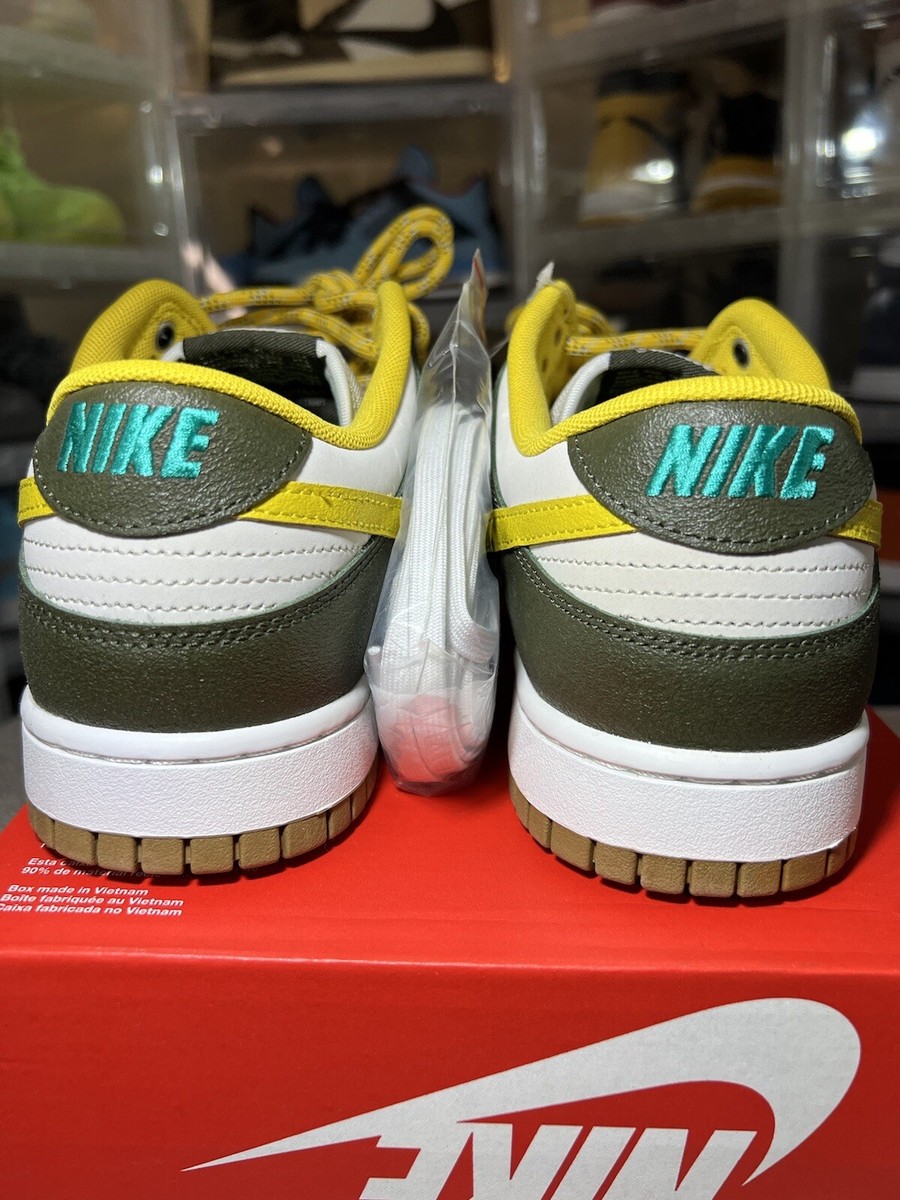 Size 10.5 - Nike Dunk Premium Low Cargo Khaki Vivid Sulfur Size 10.5 - Nike Dunk Premium Low Cargo Khaki Vivid Sulfur