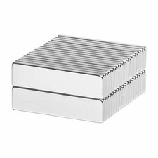 1 x 1/4 x 1/16 Inch Neodymium Rare Earth Bar Magnets N52 (36 Pack)