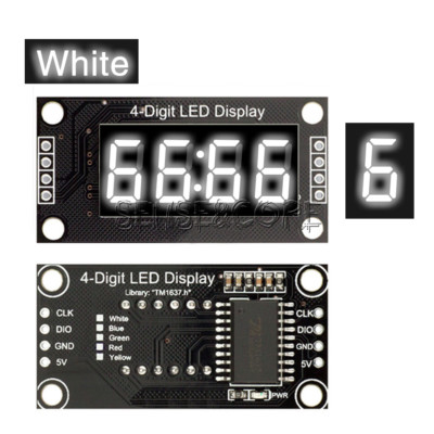 4 Bit Led White 0.56