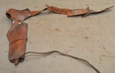 Fanner No 50 vintage leather toy gun holster collectible kids wild west parts
