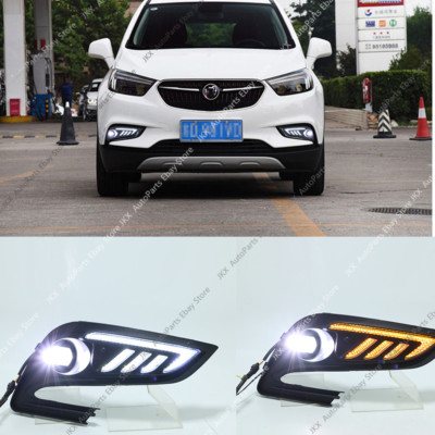 Daytime Running Lamps + LED Fog Lights w/ Turn Signal For Buick Encore 2017-2022