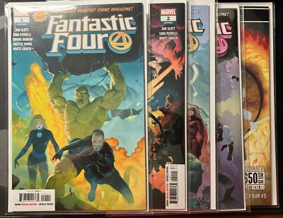 Fantastic Four #1-5 (2018) Dan Slott (LGY#646-650) 5 Issues Ben Grimm Wedding