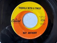 RAY ANTHONY Tequila With a Twist/Bunny Hop Twist CAPITOL 4728 Instro Jazz Rocker