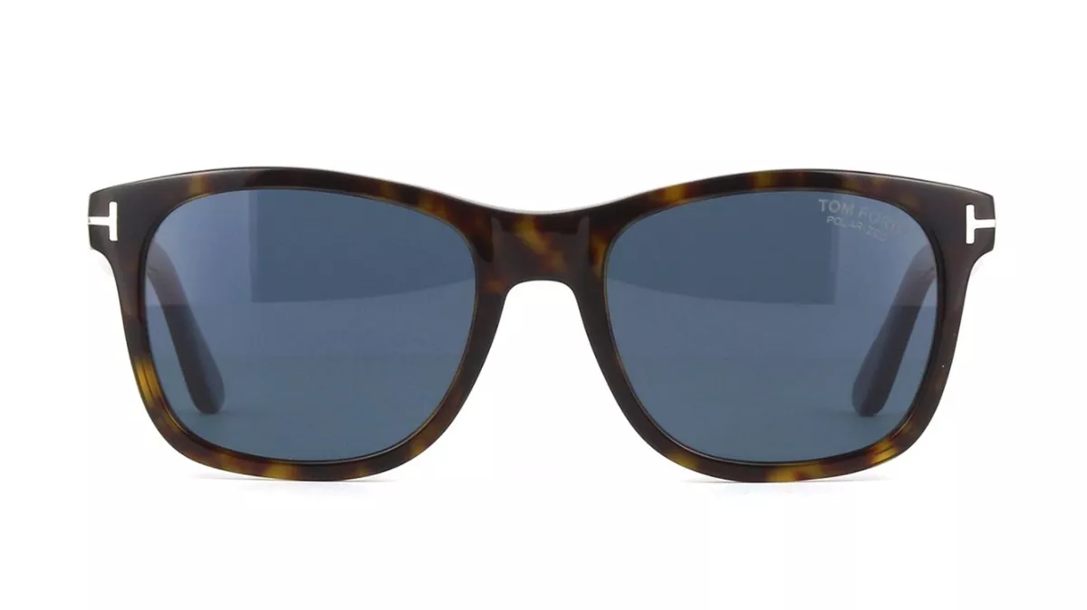 Tom Ford ERIC-02 FT 0595 dark havana/blue polarized (52D
