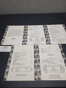 1970s Kiku Of Tokyo Restaurant Menu Hilton San Fran Cali