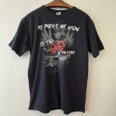 Short Dawg Tha Native T Shirt Large My Space Paw Print Point Of View Eye Storm