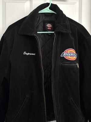 Supreme®/Dickies® Corduroy Work Jacket, Black Size M | eBay