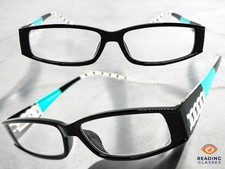 Classy Modern Contemporary READING EYE GLASSES READERS Unique Funky Frame 1.50