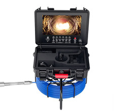 9 Inch 1080P HD DVR 30M Sewer Pipe Inspection Drain Industrial Endoscope Camera