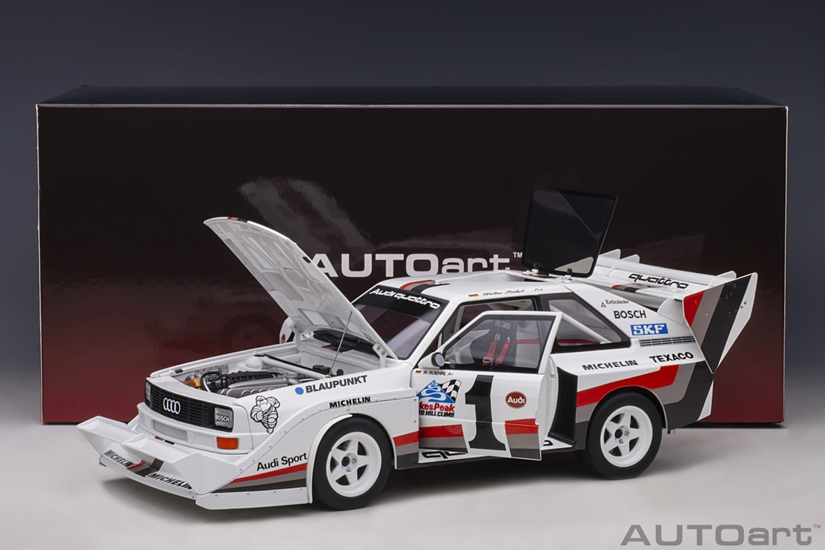 Autoart 88700 - 1/18 Audi Sport Quattro S1 Pikes Peak 1987 Winner