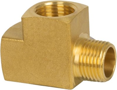 1/2'' NPT Female x 1/2'' Male x 1/2'' Female Brass Street Tee 3-Way Adapter