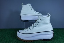 Converse Run Star Hike Shoes Women size 10 White High Top Platform Sneakers