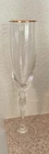 Vintage Waterford Carleton Gold Fluted Champagne