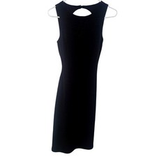 Vintage Jodi Kristopher Little Black Shimmery Sleeveless Dress - Small