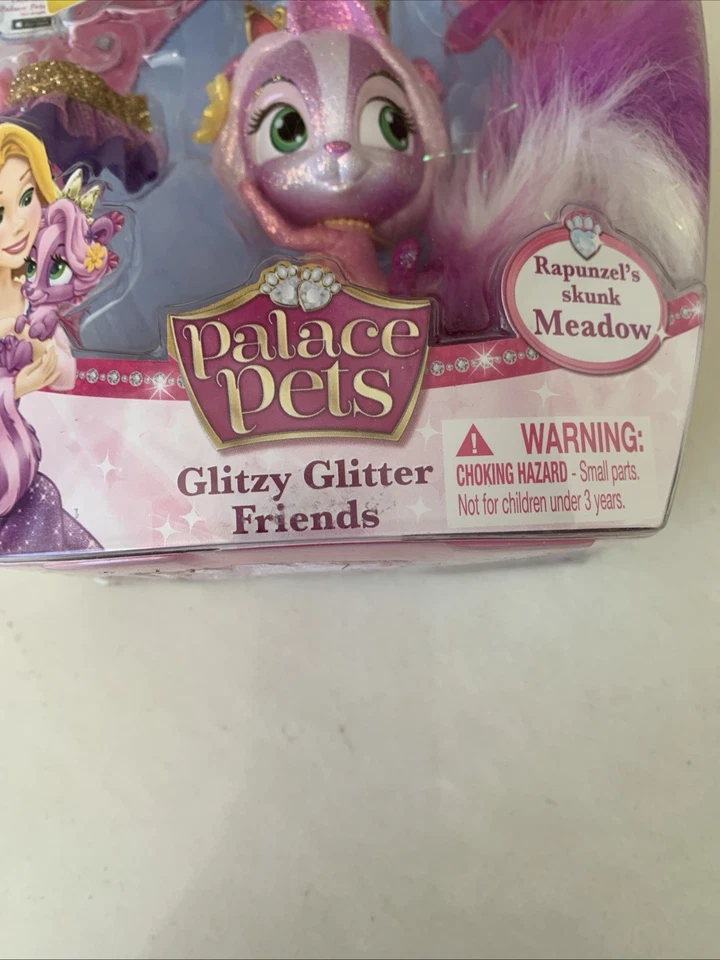 Disney Princess Palace Mascotas Cola Peluda Amigos Rapunzels Skunk Meadow 2.5" Nuevo Foto 4 de 4