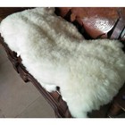 Ivory Real Sheepskin Rugs Fluffy Fur Sofa Couch Mats Soft Skin Fur Car Seat Pads