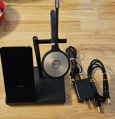 Yealink WH66 Mono DECT Wireless Headset Microsoft Teams with WHB660 Base & Power