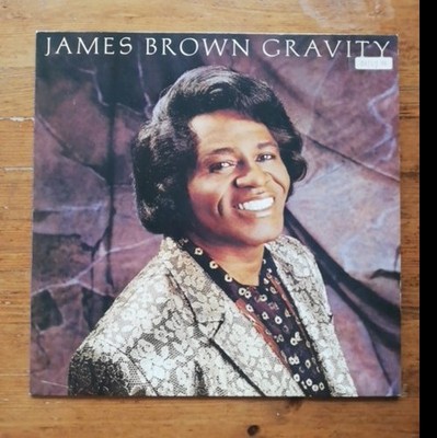 James Brown Gravity WHITE VINYL Vg+ Intercord Vinyl LP