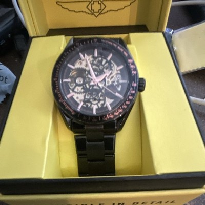 Invicta Objet d Art Excelsior 49503 automatic skeleton dial 43mm men s watch