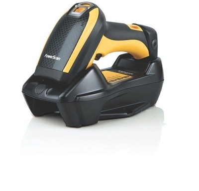 Datalogic PowerScan PM9100 Industrial Laser 1D Linear Imager Scanner with Cradle