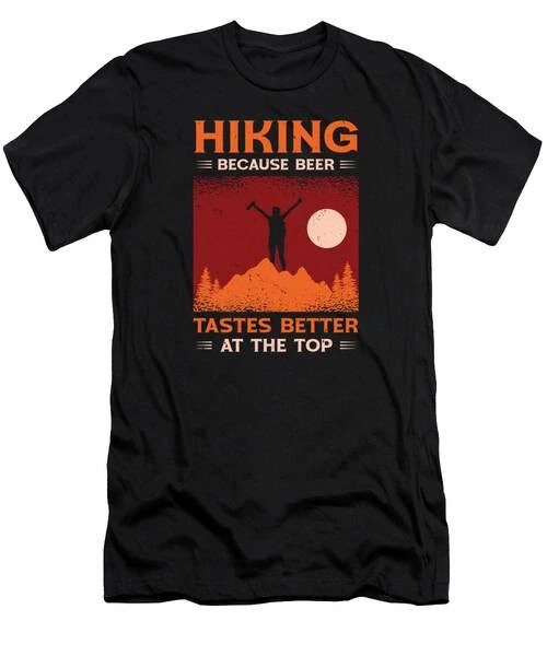 Hiking Camping Mountain Hiker T-Shirt S to 3XL