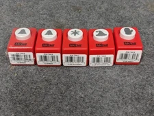 Lot of 5 McGill Craftivity Paper Punches for Scrapbooking Christmas Theme
