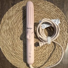 L'ange Ceramic Flat Iron Pink Adjustable Heat Settings Indicator Light