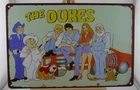 The Dukes TV Show Car Characters Tin Metal Sign Vintage Style Garage Decor 12x8