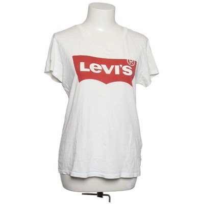 Levi Strauss & Co, T-shirt, Größe: S, Weiß/Rot, Print, Damen #aBt