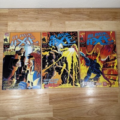 Marvel Comics: Black Axe Vol. 1 (1993) #1-3 Set (Marvel UK)