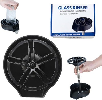 Glass Rinser for Kitchen Sink Glass Rinser with Pull-Out Spray High Pressure