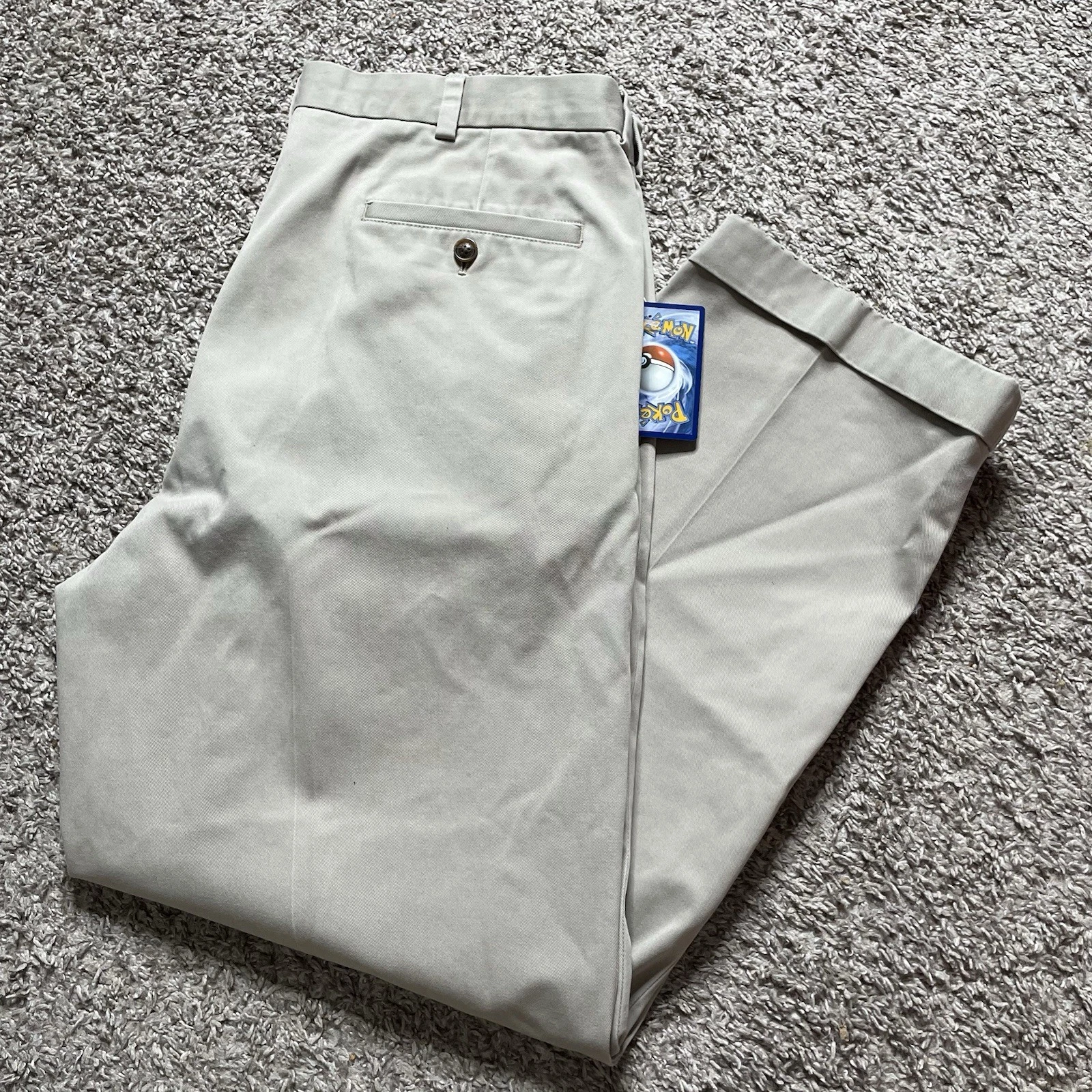 Brooks Brothers Pants Mens 36x30 Tan Lightweight Advantage Elliot Chino Pleated