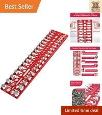 Professional Thread Checker with 20 Standard & 16 Metric Sizes - Lightweight