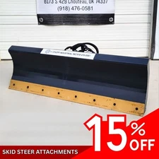 Skid Steer 6-Way Dozer/Grading Blade Wolverine Hydraulic Skid Steer Attachment