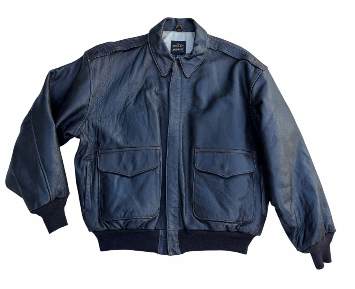 avirex leather flight jacket products for sale | eBay