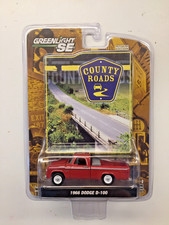 Greenlight SE County Roads 1966 Dodge D-100 1:64 Scale DIECAST New Red Series 2